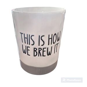 “this Is How We Brew It” Soy Blend Cafe Latte Scented Candle NWT